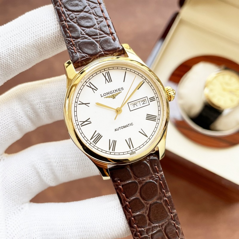 Longines Classic Men's Replica Watch Elegant Big Three Hands Design Superior Quality-3