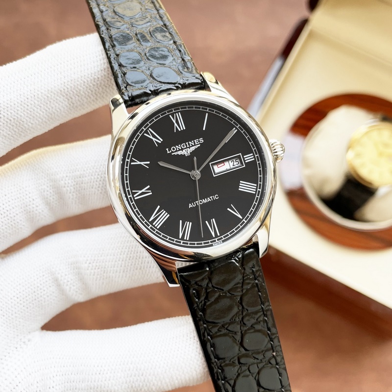 Longines Classic Men's Replica Watch Elegant Big Three Hands Design Superior Quality-5