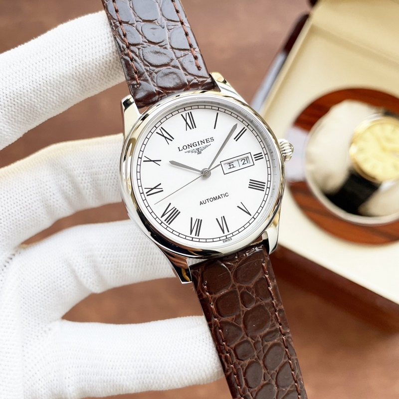 Longines Classic Men's Replica Watch Elegant Big Three Hands Design Superior Quality-8