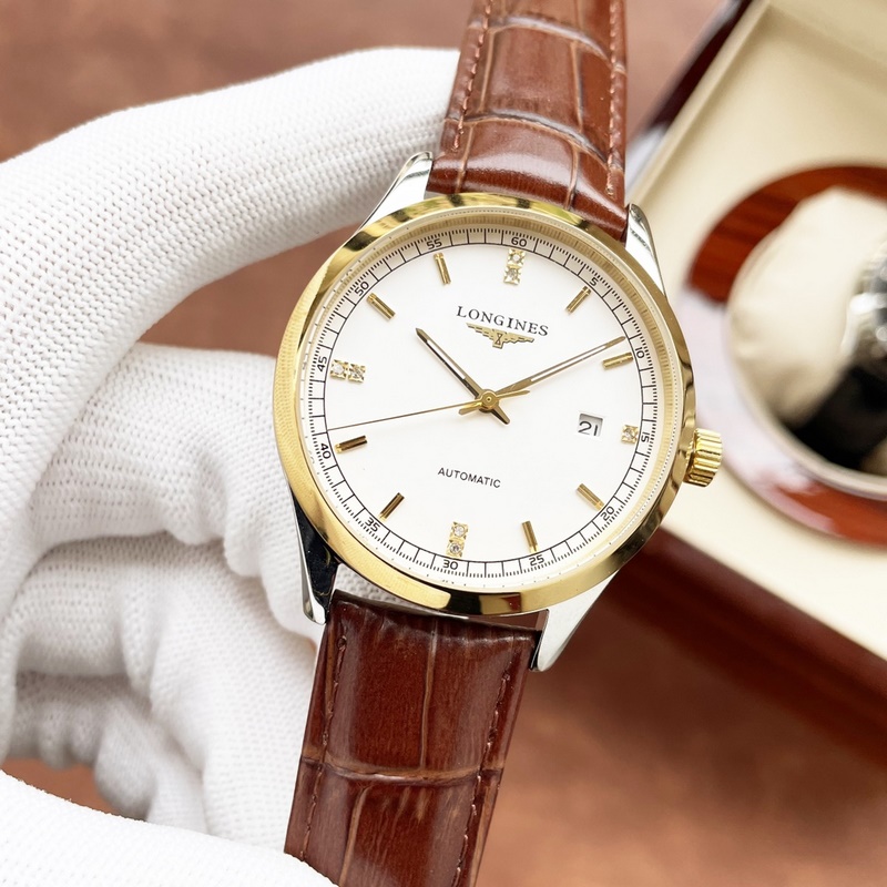 Longines Classic Men's Replica Watch Elegant Big Three Hands Design Premium Quality-3