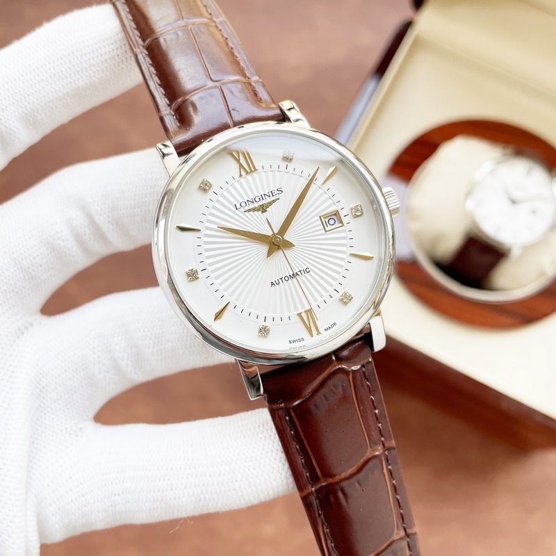 Longines Classic Men's Replica Watch Elegant Large Three-Hand Design Luxury Quality-4
