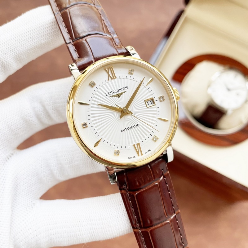 Longines Classic Men's Replica Watch Elegant Large Three-Hand Design Luxury Quality-5