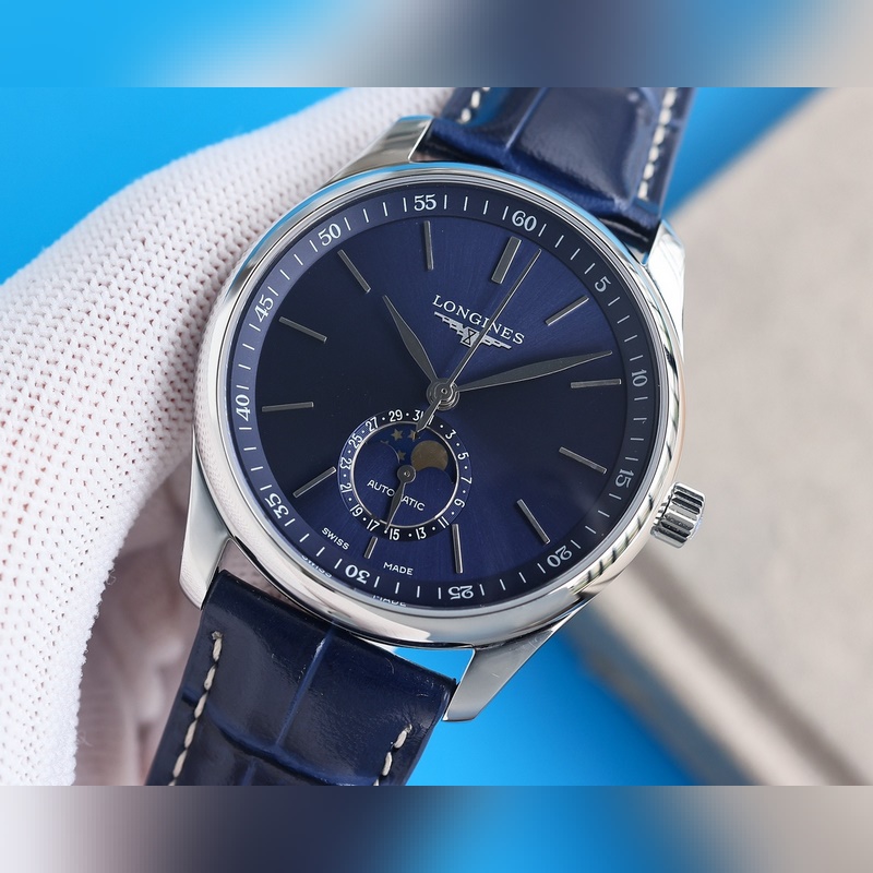 Longines Master Collection Moonphase 40mm Replica Watch Quality Craftsmanship-2