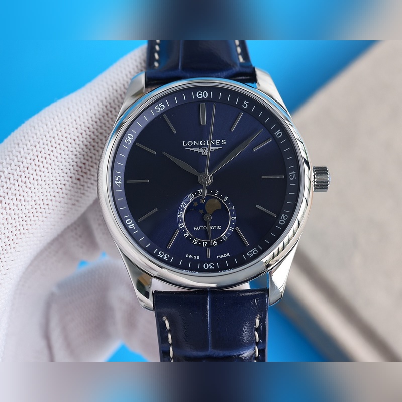 Longines Master Collection Moonphase 40mm Replica Watch Quality Craftsmanship-4