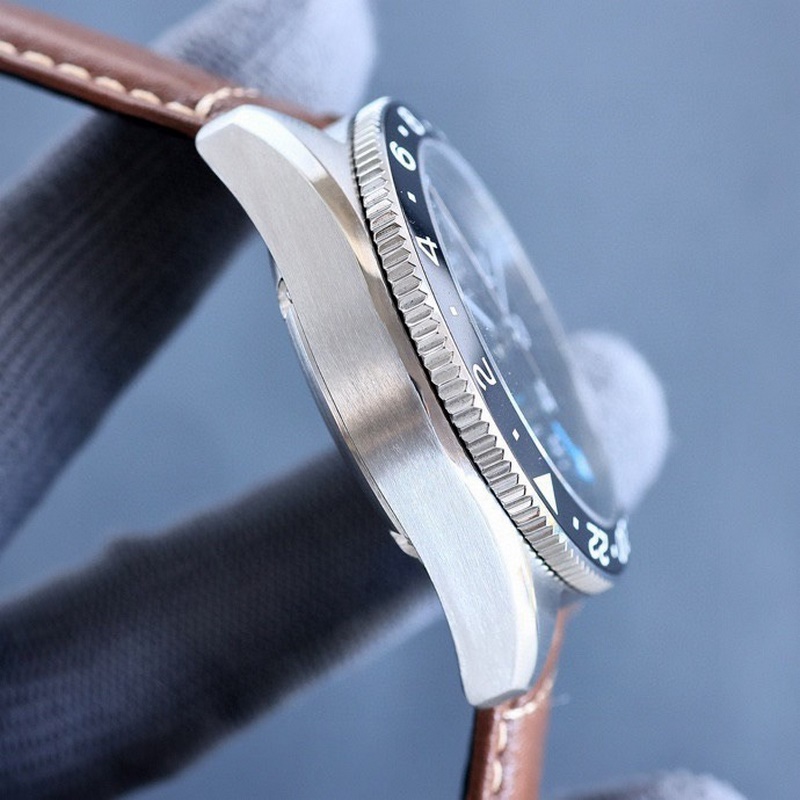 Longines Spirit Series New Monotone GMT Replica Watch with Premium Quality-6