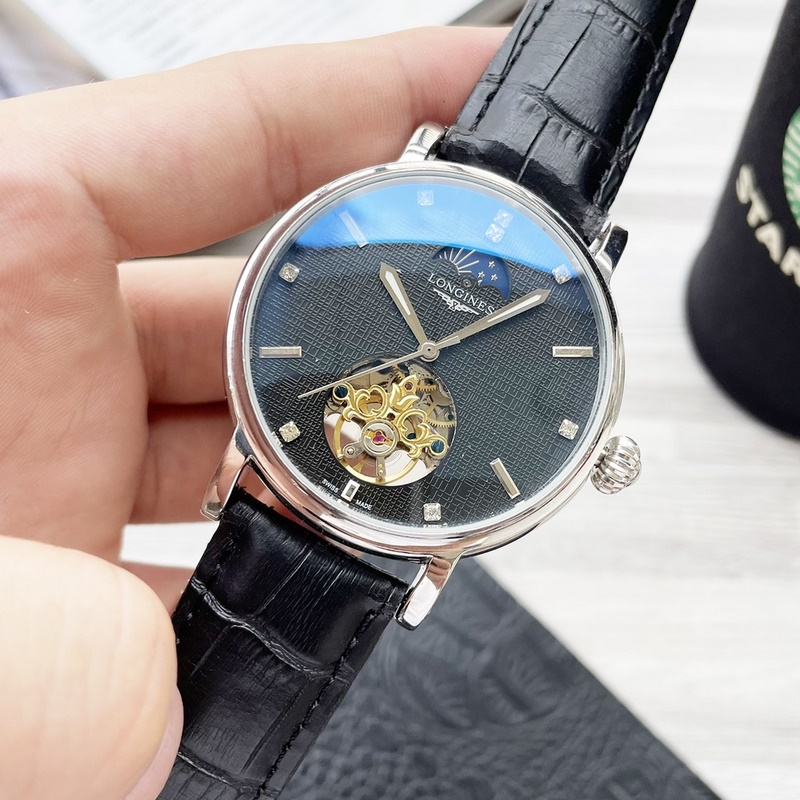 Longines Latest Design Big Tourbillon Elegant Men's Replica Watch-3