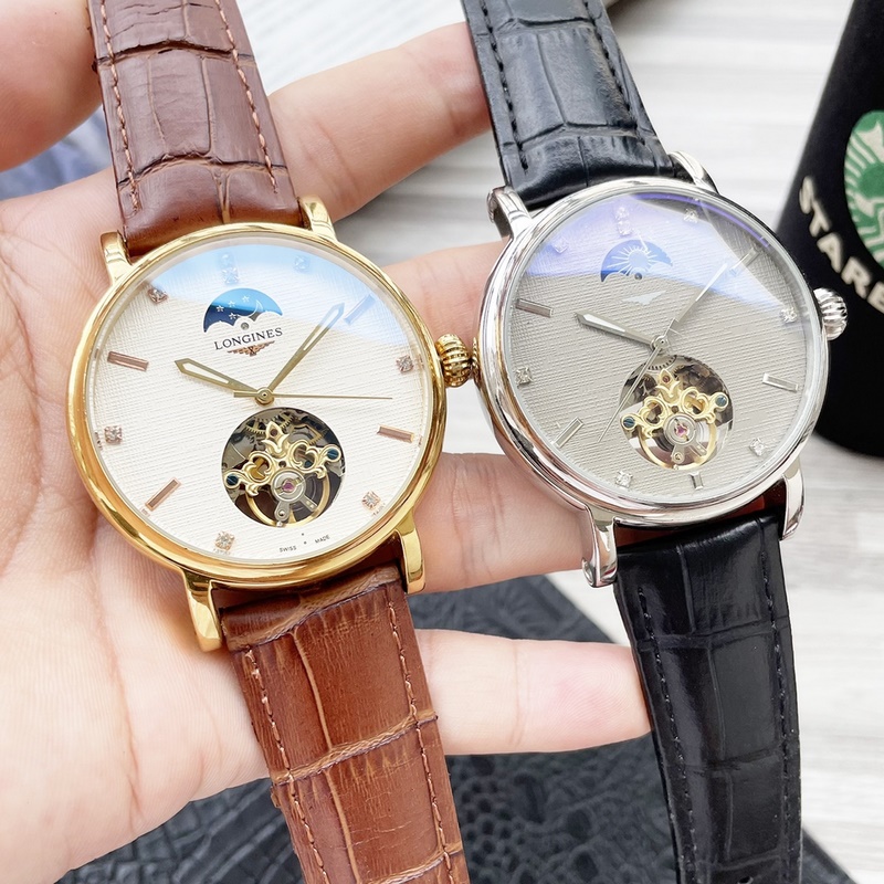 Longines Latest Design Big Tourbillon Elegant Men's Replica Watch-5
