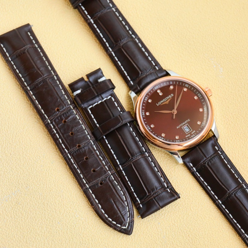 Longines Master 6-Digit Series Original Model Steel and Leather Strap High Quality-3