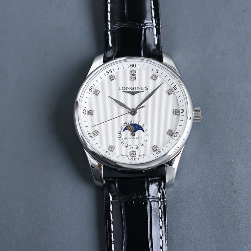 Longines Master Collection L2.909.4 Couple Replica Watch with Simple Elegance-4