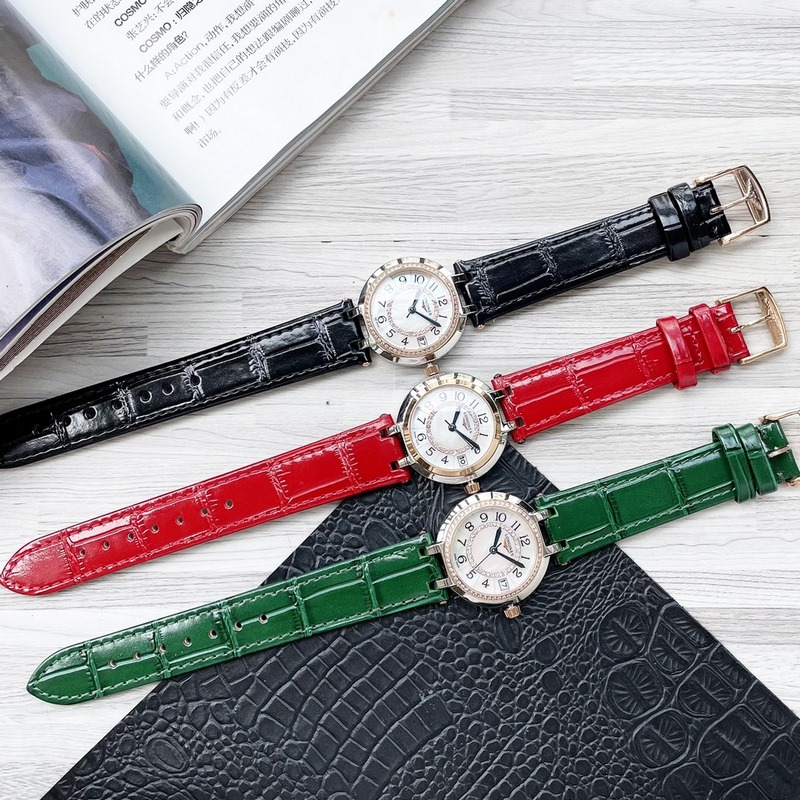 Longines Heart Moon Series Quartz Replica Watch for Women Simple Elegant Design-4
