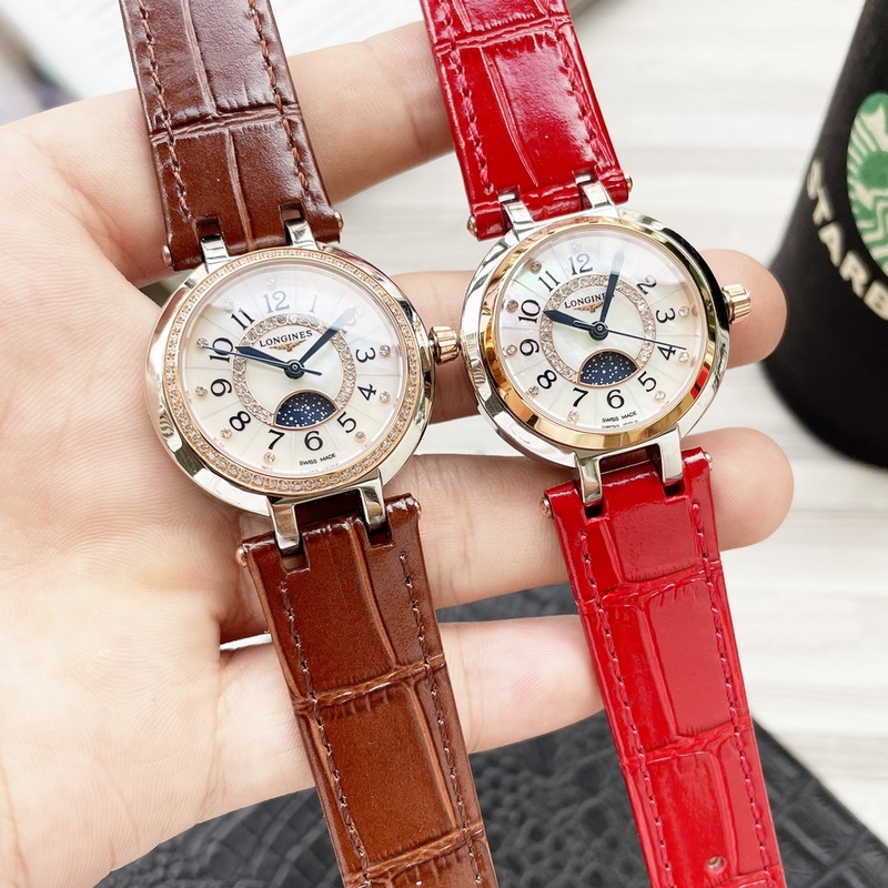 Longines Conquest Moonphase Quartz Replica Watch for Women Elegant and Minimalist Design-4