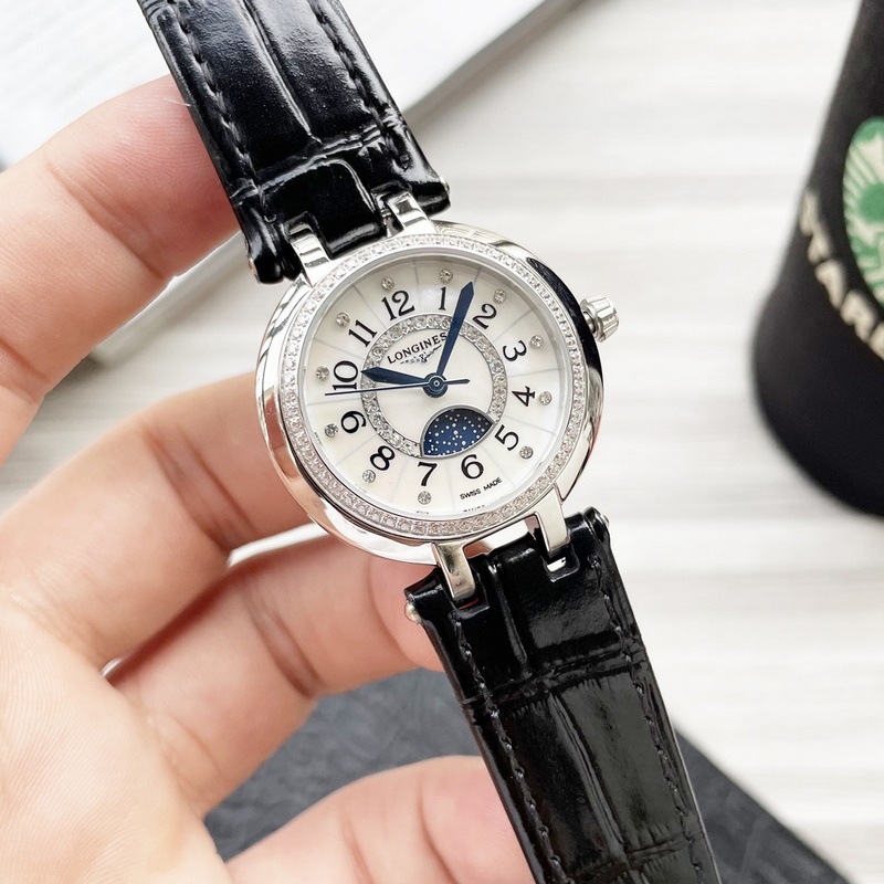 Longines Conquest Moonphase Quartz Replica Watch for Women Elegant and Minimalist Design-6