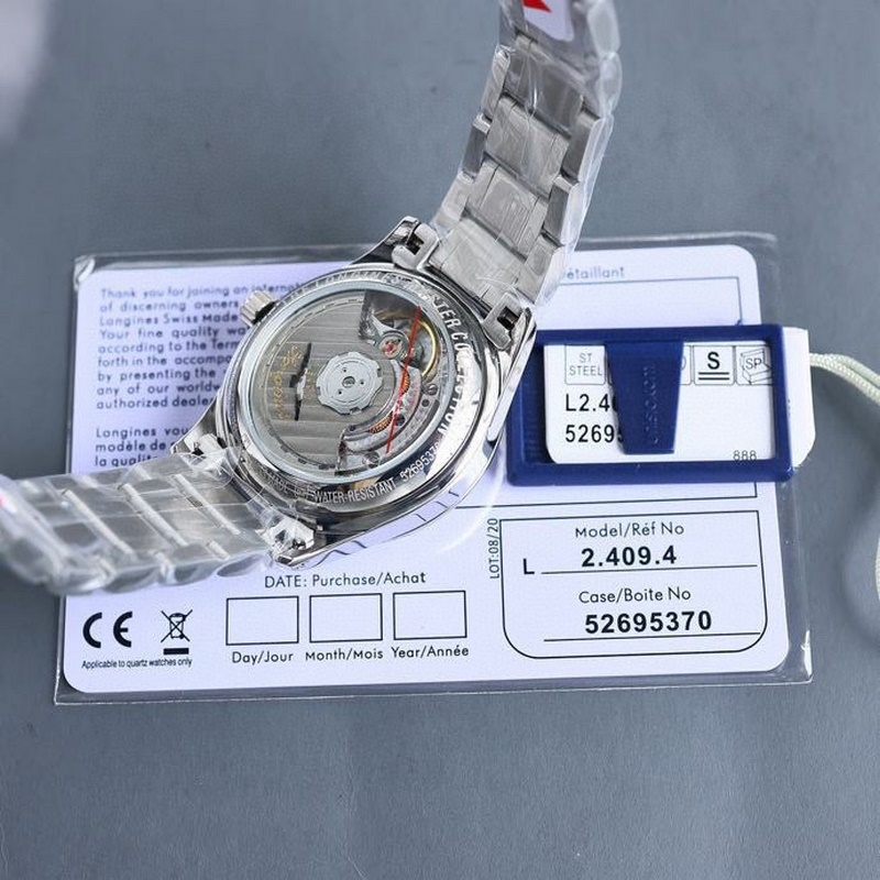 Longines Master Collection L2.909.4 Couple Replica Watch Minimalist Elegant Design-4