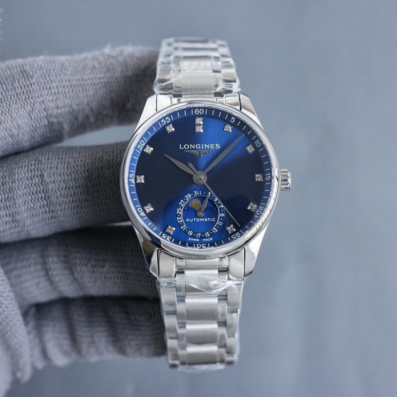 Longines Master Collection L2.909.4 Couple Replica Watch Minimalist Elegant Design-5