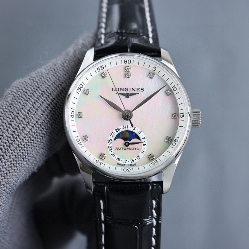 Longines Master Collection L2.909.4 Couple Replica Watch Elegant Design 2824 Movement-3