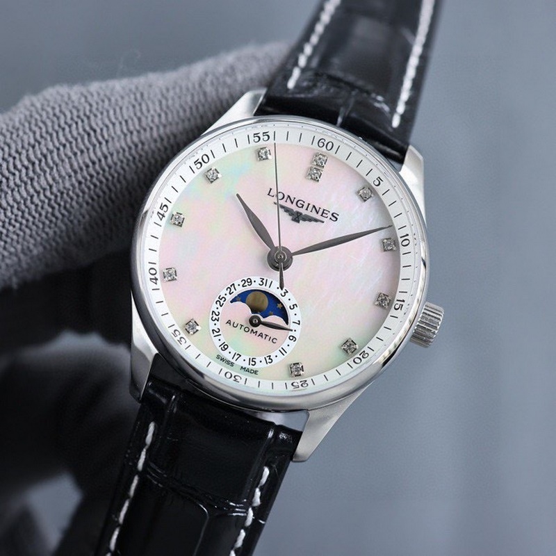 Longines Master Collection L2.909.4 Couple Replica Watch Elegant Design 2824 Movement-5