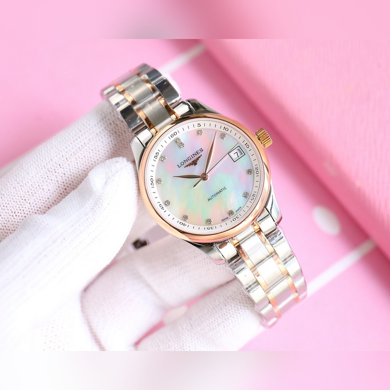 Longines Master Collection L2.357.4.87.0 Elegant Women's Replica Watch-3