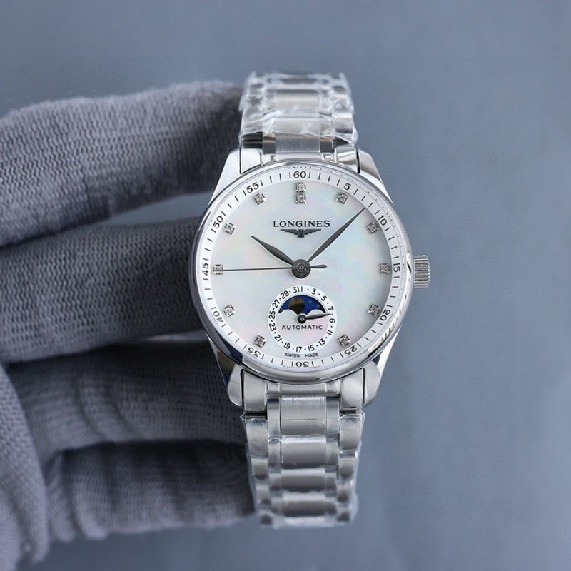 Longines Master Collection L2.909.4 Simple Elegance Couple Replica Watch-8