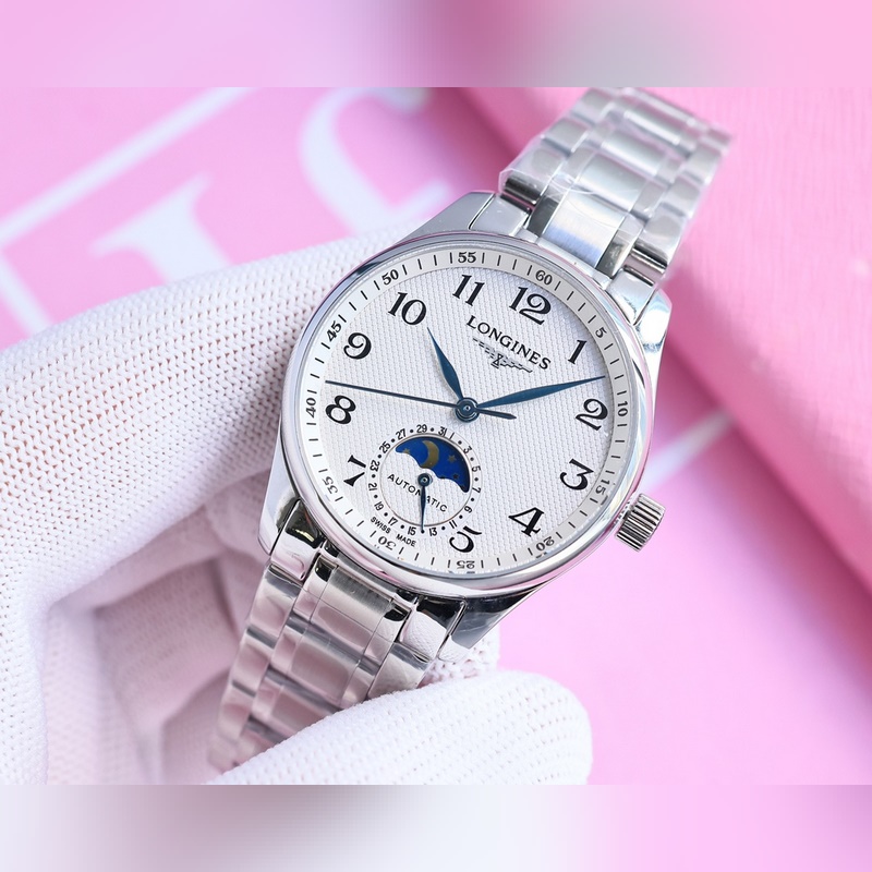 Longines Master Collection L2.409.4.87.4 Stainless Steel Women's Replica Watch-1