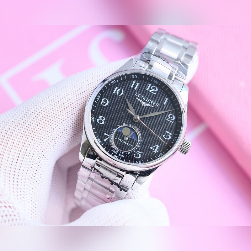 Longines Master Collection L2.409.4.87.4 Stainless Steel Women's Replica Watch-3