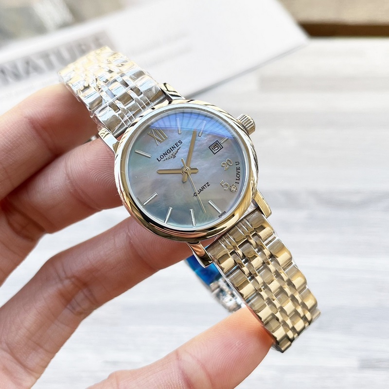 Longines Couple's Replica Watch Elegant Design Delicate Dial Details-3