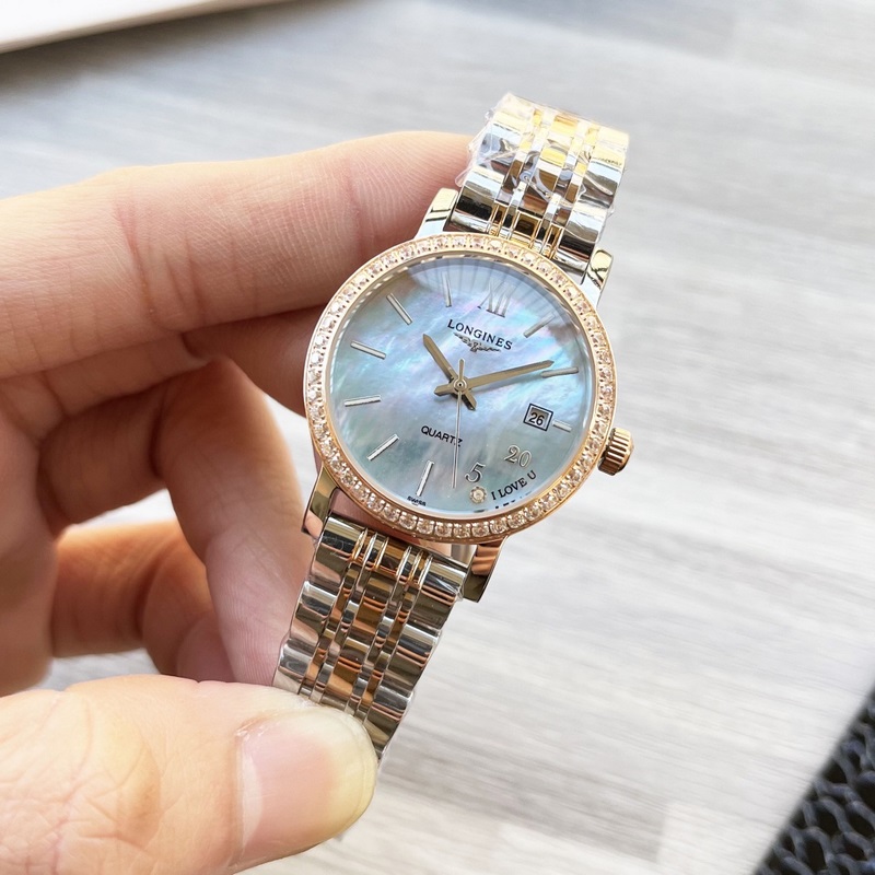 Longines Couple's Replica Watch Elegant Design Delicate Dial Details-4