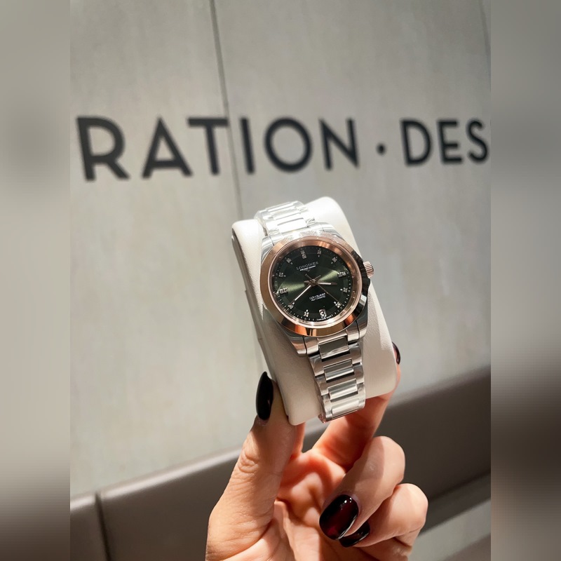 Longines Conquest Classic 34mm Women's Replica Watch 316 Stainless Steel CNC Craftsmanship-1