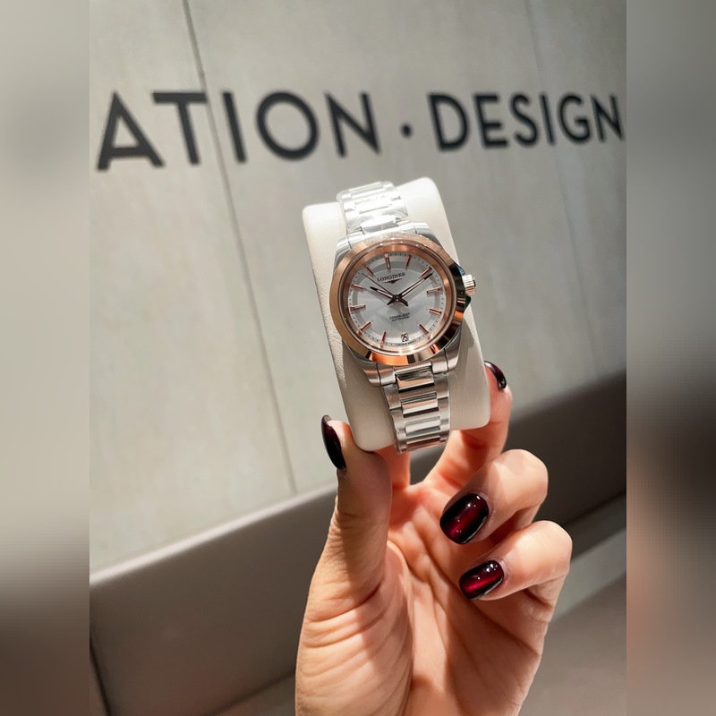 Longines Conquest Classic 34mm Women's Replica Watch 316 Stainless Steel CNC Craftsmanship-5