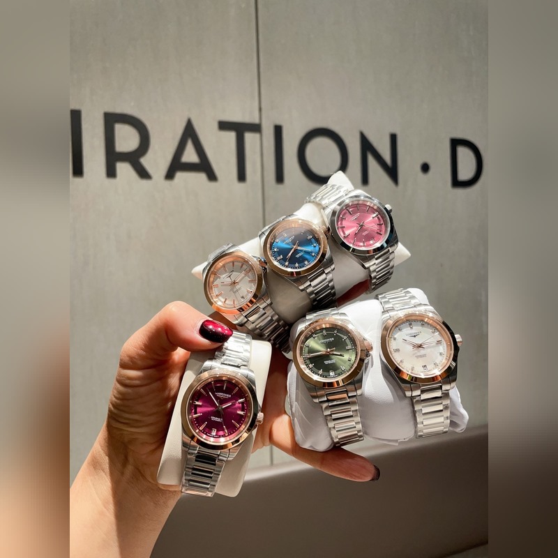 Longines Conquest Classic 34mm Women's Replica Watch 316 Stainless Steel CNC Craftsmanship-7