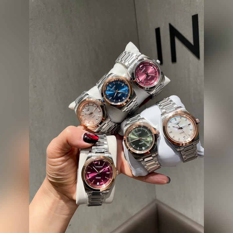 Longines Conquest Classic 34mm Women's Replica Watch 316 Stainless Steel CNC Craftsmanship-8