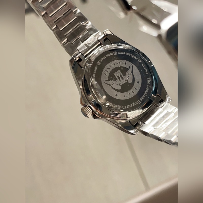 Longines Conquest V.H.P. 34mm Women's Replica Watch 316 Stainless Steel CNC Craftsmanship-8