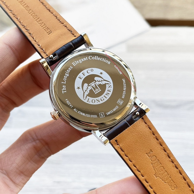 Longines Couples Replica Watch Elegant Subtle Design with Delicate Dial Details-7