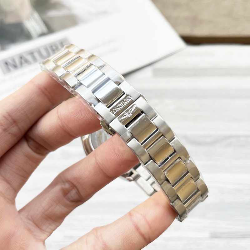 Longines Conquest Automatic Women's Replica Watch Elegant 316 Stainless Steel Butterfly Clasp-8