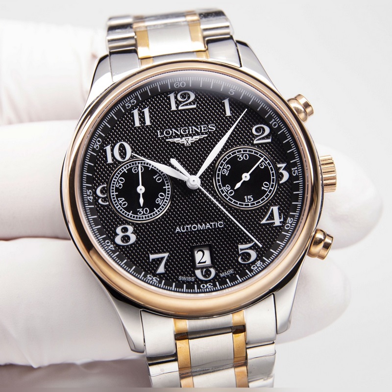 Longines Master Collection Blue Dial Mechanical Replica Watch New Model Multi-Function-1