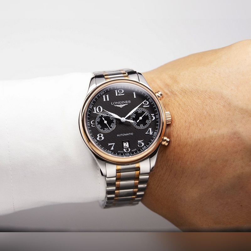 Longines Master Collection Blue Dial Mechanical Replica Watch New Model Multi-Function-2