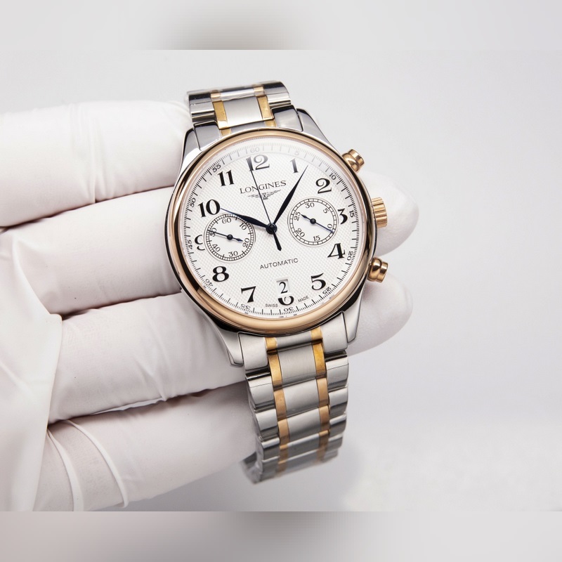 Longines Master Collection Blue Dial Mechanical Replica Watch New Model Multi-Function-3