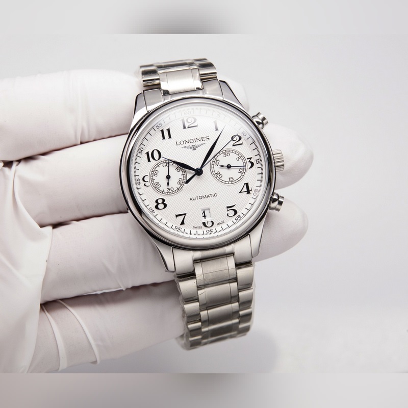 Longines Master Collection Blue Mechanical Replica Watch Classic Multi-Functional-3