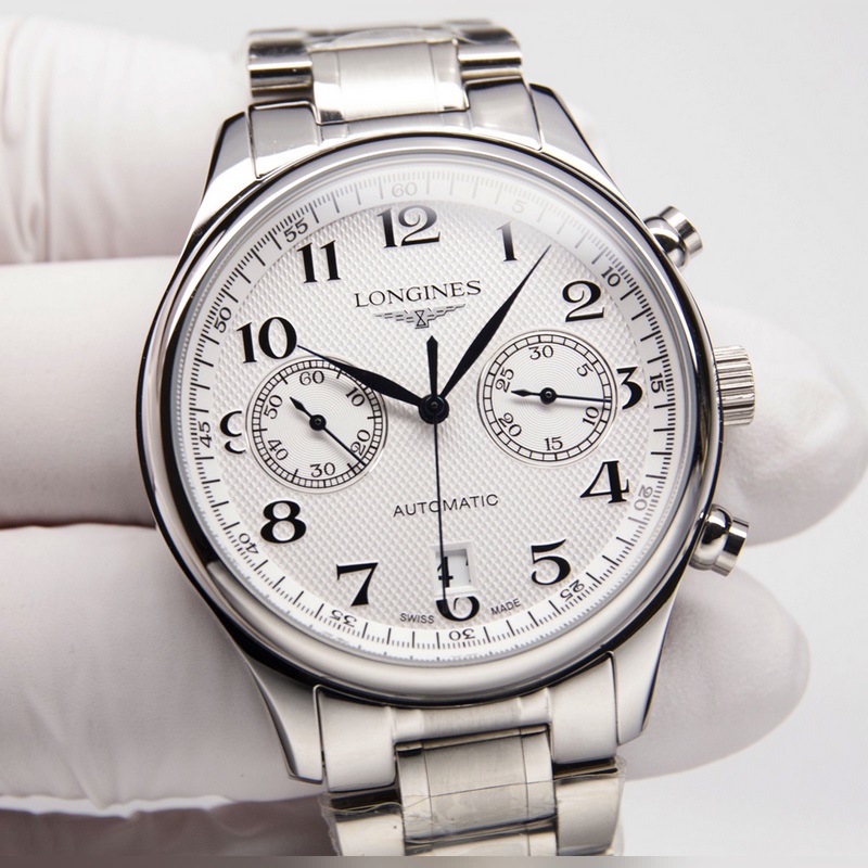 Longines Master Collection Blue Mechanical Replica Watch Classic Multi-Functional-4