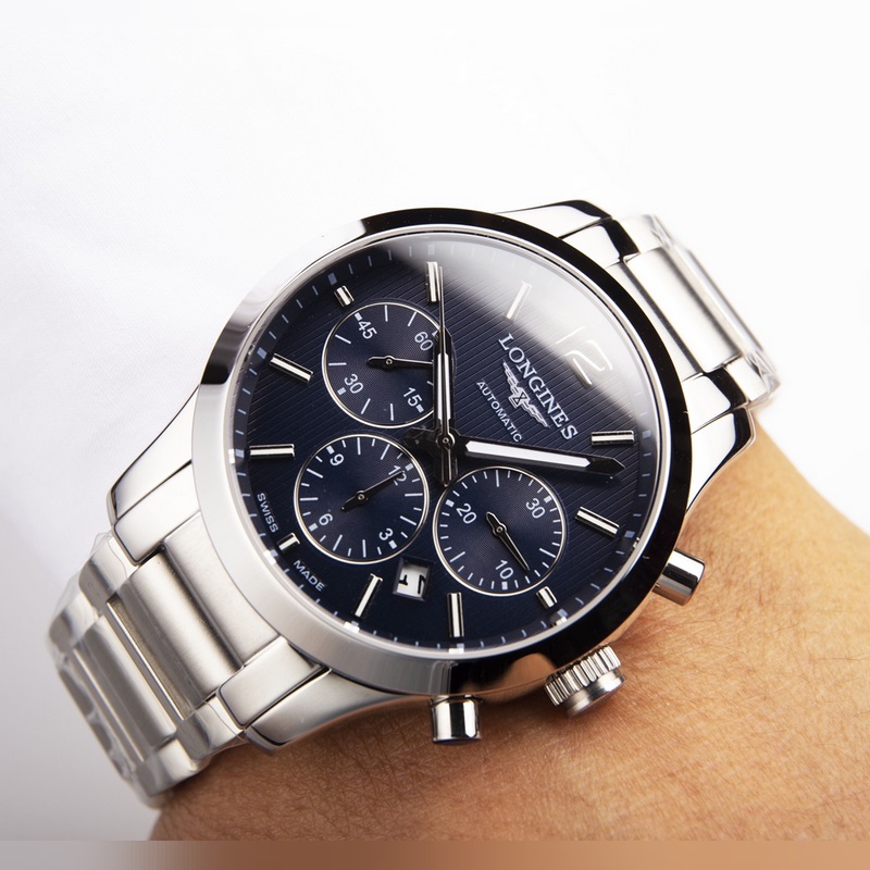 2024 Longines Master Collection Blue Stainless Steel Replica Watch-2