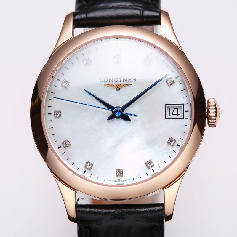 Longines Master Collection 32x7mm Thin Arc Case Replica Watch Water Resistant to 10m-3