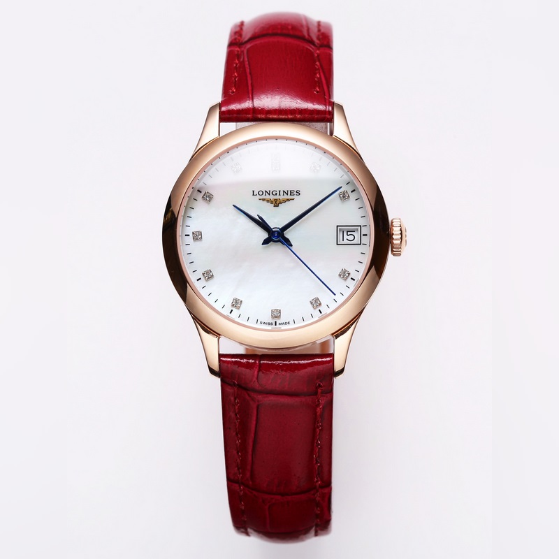 Longines Master Collection 32x7mm Thin Arc Case Replica Watch Water Resistant to 10m-4