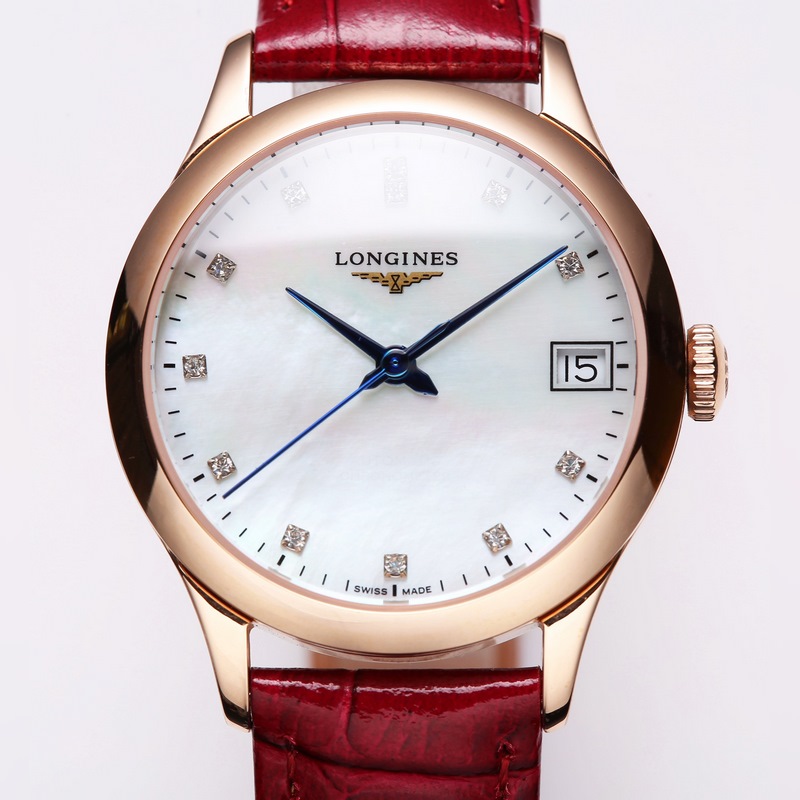 Longines Master Collection 32x7mm Thin Arc Case Replica Watch Water Resistant to 10m-5