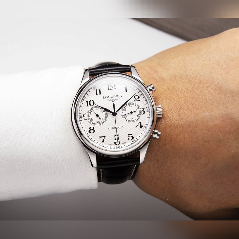 Longines Master Collection Automatic Replica Watch New Blue Classic Multi-Function-5