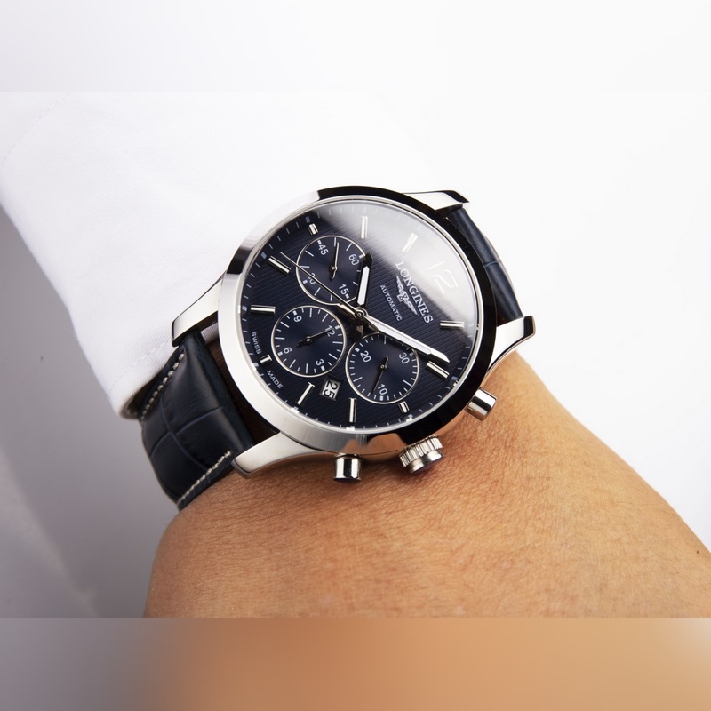 2024 Longines Master Collection Blue Mechanical Replica Watch-4