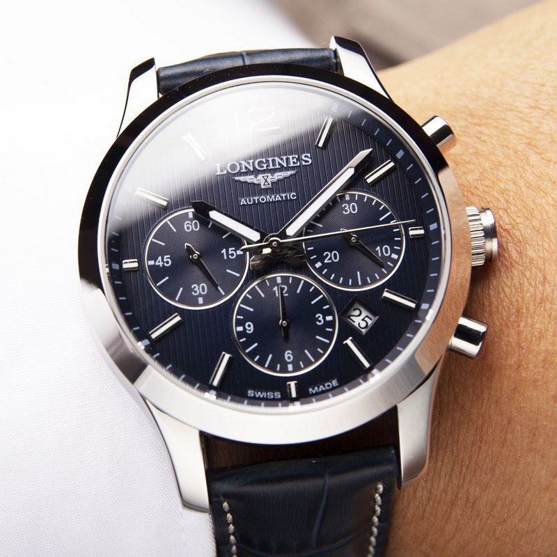 2024 Longines Master Collection Blue Mechanical Replica Watch-5