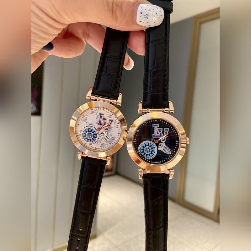 LV Louis Vuitton Tambour Monogram Bijou Series Luxury Timepiece-4