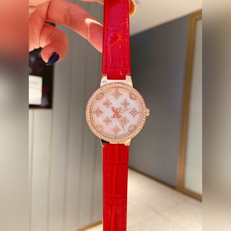 LV Tambour Slim Monogram Limited Edition Women's Replica Watch Quality Timepiece-2