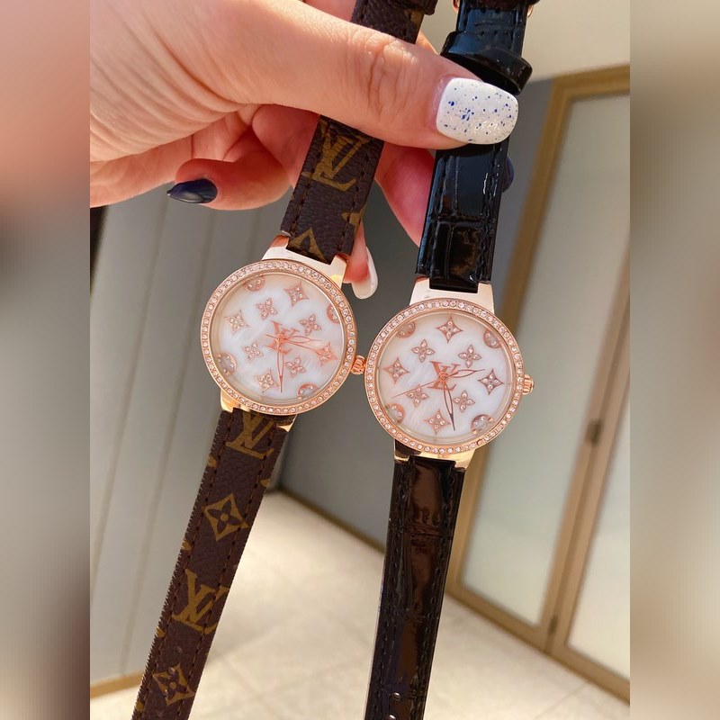 LV Tambour Slim Monogram Limited Edition Women's Replica Watch Quality Timepiece-3