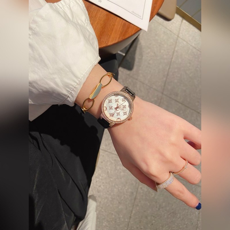 LV Tambour Slim Monogram Limited Edition Women's Replica Watch Quality Timepiece-5