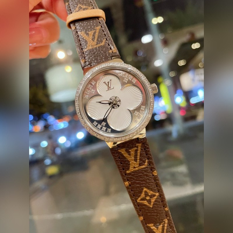 LV Tambour Slim Monogram Limited Edition Women's Replica Watch Rare&High-Quality-2